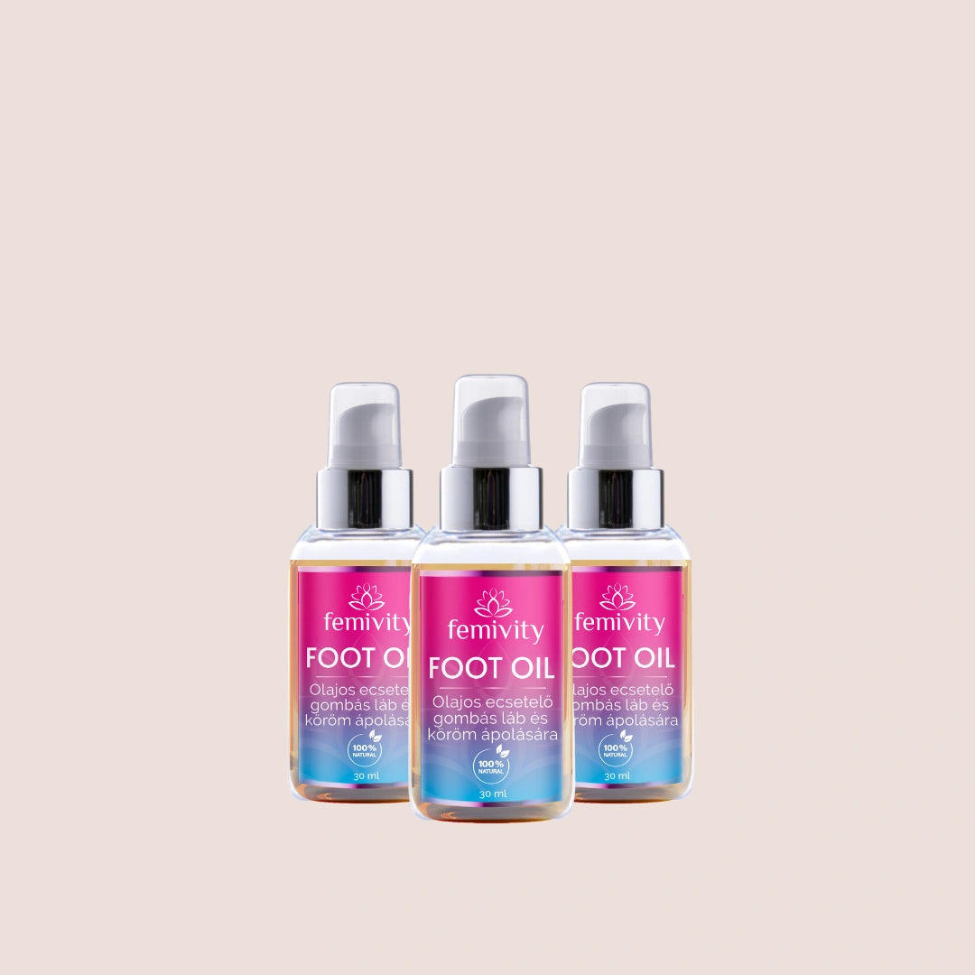 Foot Oil - Olajos ecsetelő gombás láb és köröm ápolására 30 ml